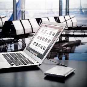Externe SimpleTech-Festplatte
