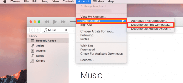 Löschen Sie die Apple ID mit einem Mac-Computer