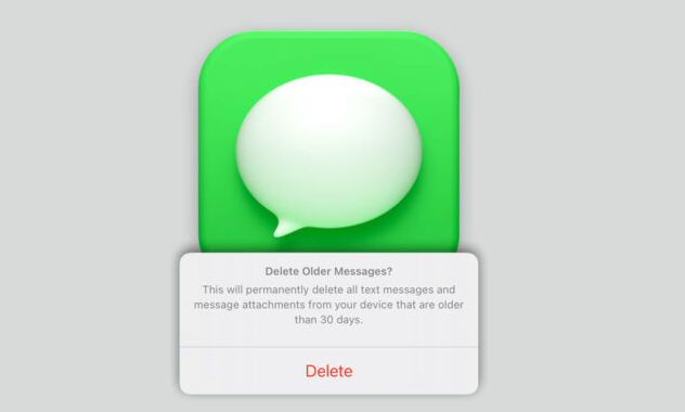 Löschen Sie alte iMessages-Chats