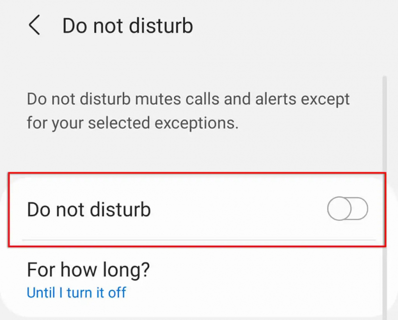 Behebung, dass der WhatsApp-Benachrichtigungston nicht funktioniert: Stellen Sie sicher, dass Sie sich NICHT im „Bitte nicht stören“-Modus befinden.