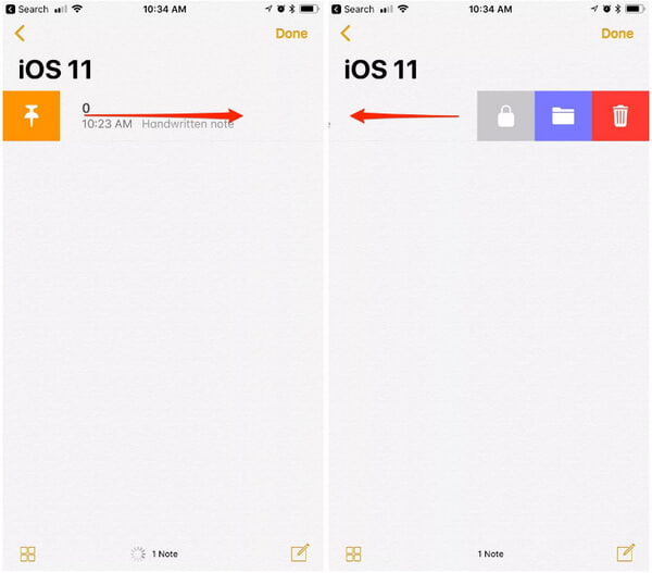 Sperrhinweise für iOS 11