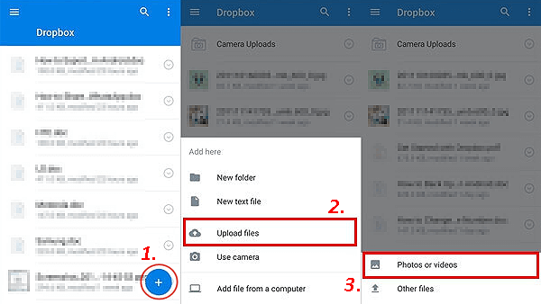 Übertragen Sie Fotos mit Dropbox von Android auf das iPhone