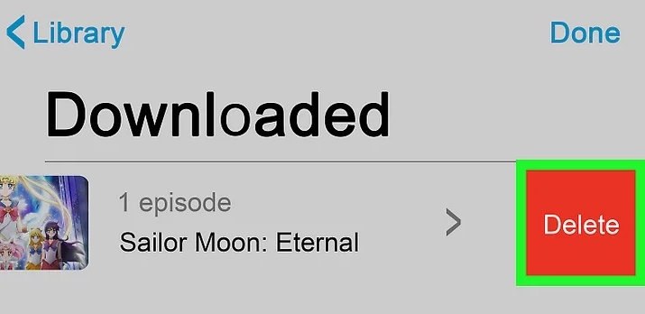 Löschen Sie Filme aus der iTunes-Mediathek vom iPhone