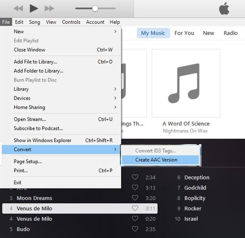 Hinzufügen eines benutzerdefinierten Klingeltons zu iTunes