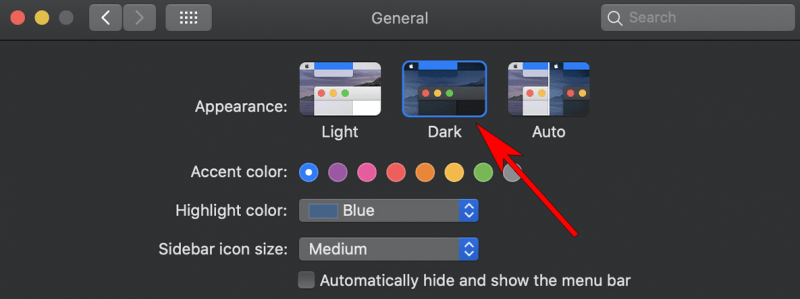 Anwenden des iTunes Dark-Modus auf dem Mac