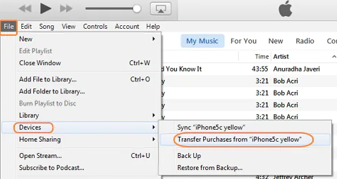 Verwenden Sie iTunes Free, um MP3 vom iPhone auf den Computer zu übertragen