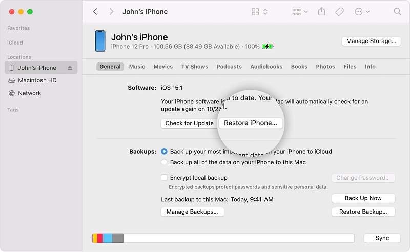 iPhone in iTunes wiederherstellen Lösung löscht das Wiederherstellen eines iPhones alles