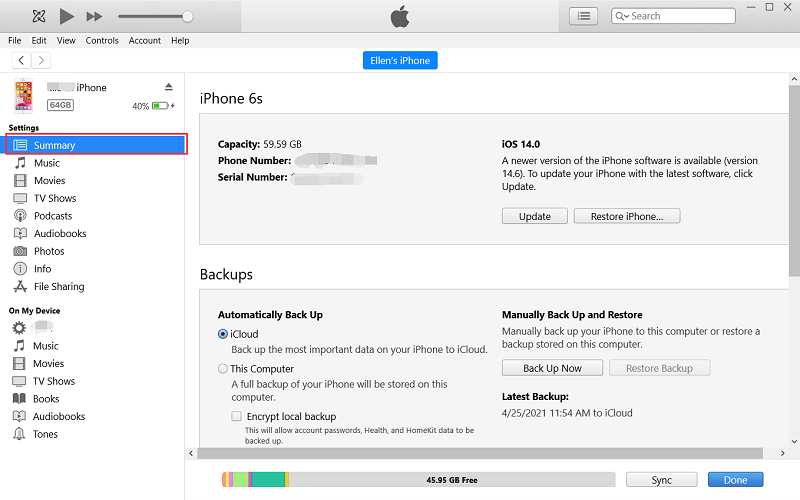 Rufen Sie archivierte Textnachrichten auf dem iPhone mit dem iPhone-Backup von iTunes ab