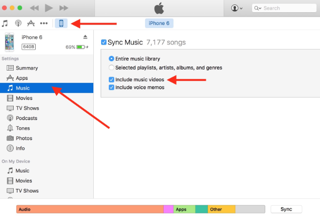 Finden Sie Sprachmemos in iTunes