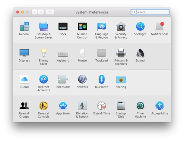 Wählen Sie Systemeinstellungen, um Filme auf das iPad zu übertragen