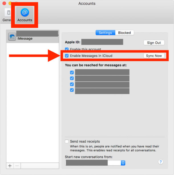 Stellen Sie iMessages von iCloud auf dem Mac wieder her