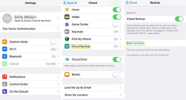 Sichern Sie iPhone-Textnachrichten mit Ihrer iCloud