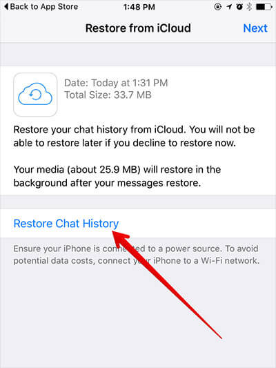 Gelöschte WhatsApp-Audionachrichten vom iPhone mit iCloud wiederherstellen