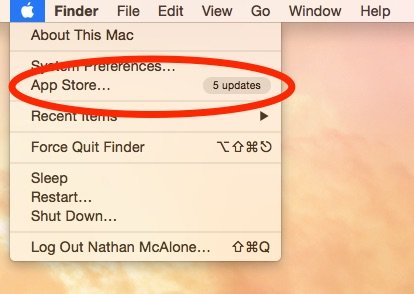 Suchen Sie nach Software-Updates