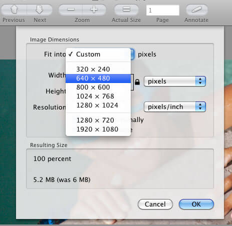 7-Möglichkeiten zum Ändern der Bildgröße auf einem Mac