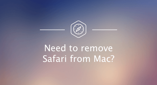 Deinstalliere Safari