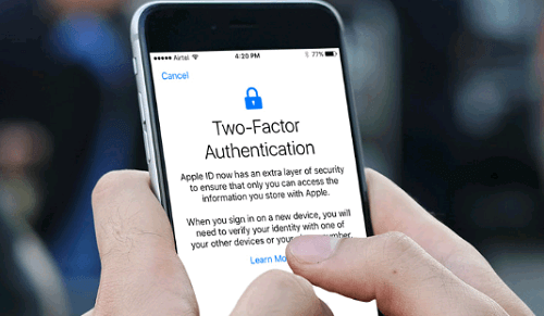 Aktivieren der Zwei-Faktor-Authentifizierung in Ihrem iOS-Gerät