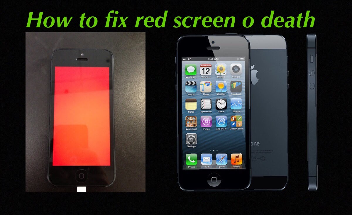 Reparieren Sie roten Bildschirm Tod Iphone