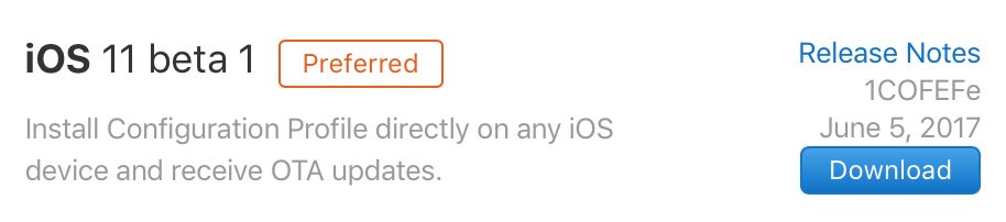 Ios 11 Beta Laden Sie Ota herunter