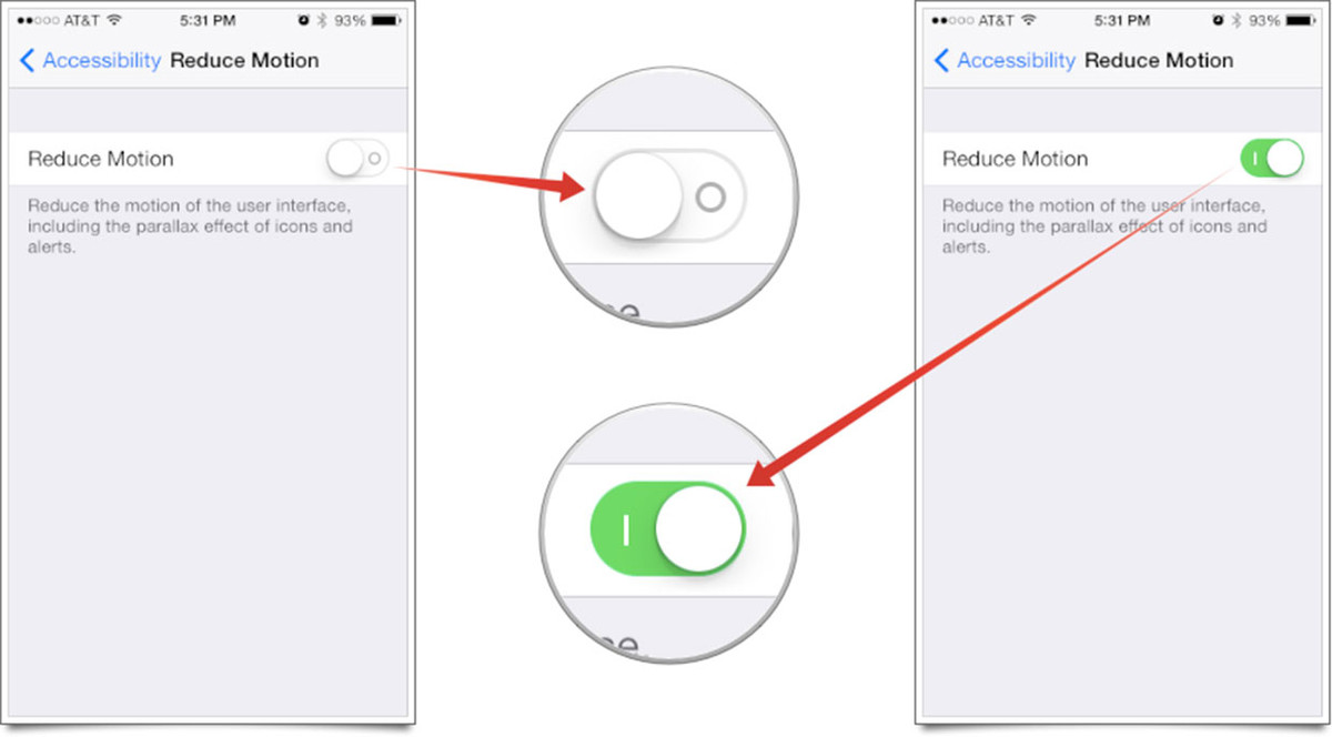 Reparieren Sie eingefrorene iPhone-Geräte, indem Sie die Funktion „Bewegung reduzieren“ aktivieren