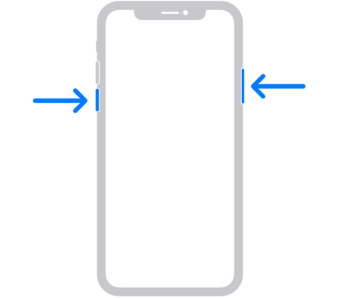 Erzwingen Sie einen Neustart des iPhone, um das Problem zu beheben, dass die untere Hälfte des iPhone-Bildschirms nicht funktioniert