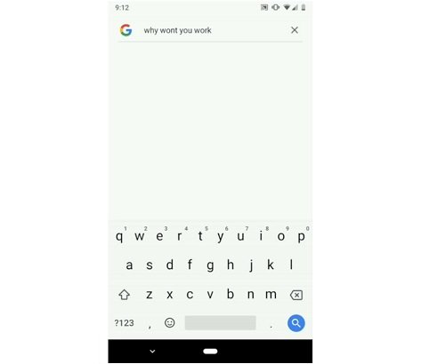 Google-Suche funktioniert nicht unter Android