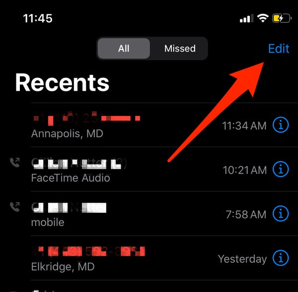 iPhone Call Log History Increase