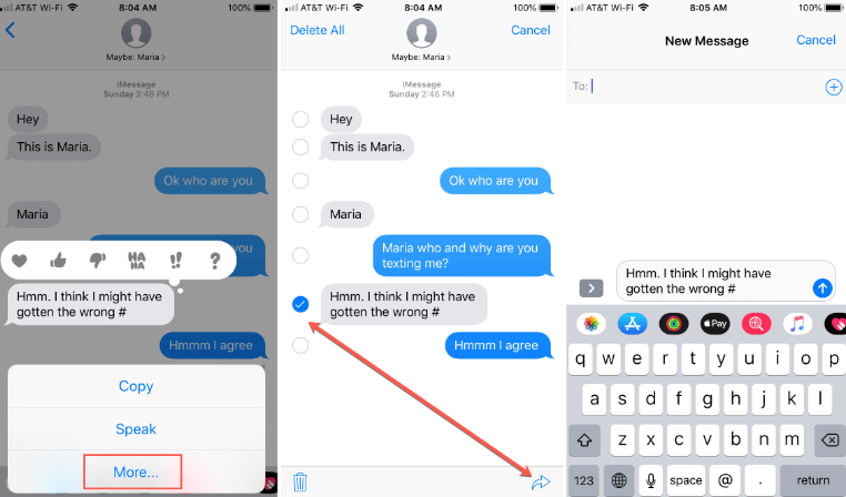 iMessages vom iPhone exportieren