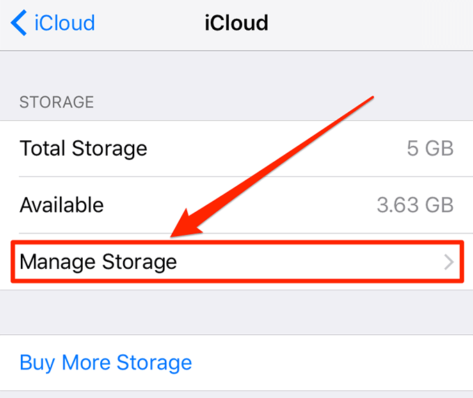 Zeigen Sie iCloud Backup an, um zu sehen, wie viele Backups iCloud speichert