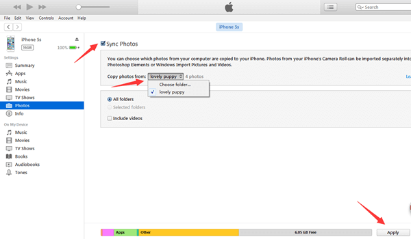 Übertragen Sie HEIC vom iPhone X mit iTunes