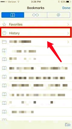 Lesezeichen in Safari manuell vom iPhone löschen