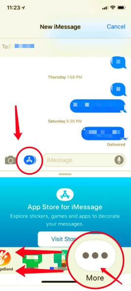 Löschen Sie die iMessage-App manuell von Ihrem iPhone