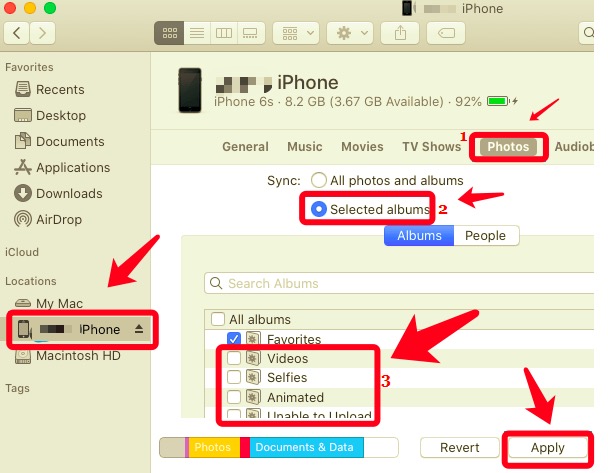 Löschen Sie synchronisierte Alben über iTunes