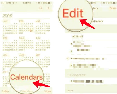 Löschen Sie abonnierte Kalenderereignisse auf dem iPhone über die Kalender-App