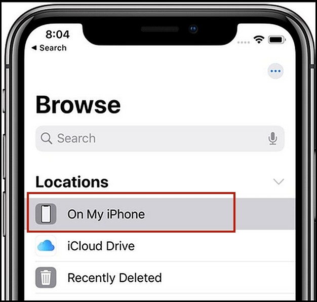 Papierkorb unter iOS – Suchen Sie den kürzlich gelöschten Ordner in der Dateien-App