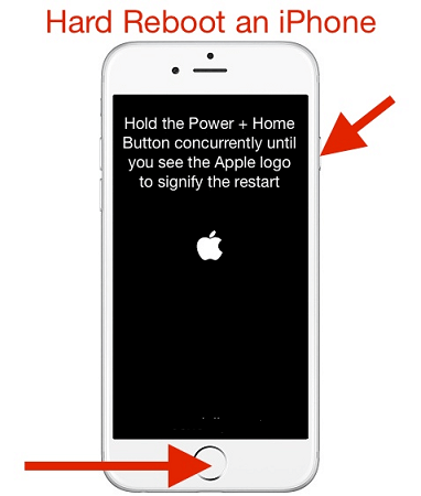 Erzwingen Sie einen Neustart, um das iPhone zu reparieren