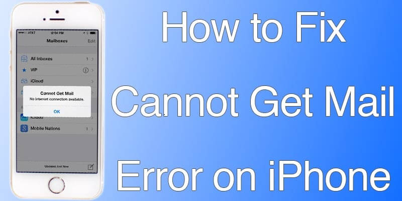 IPhone Mail Verbindung zum Server fehlgeschlagen
