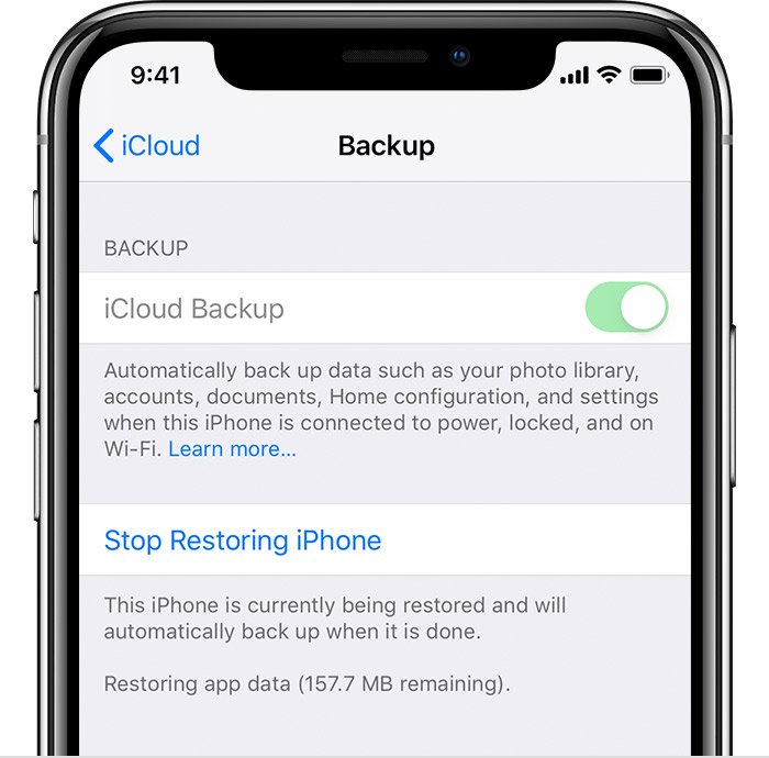 So übertragen Sie WhatsApp mithilfe von iCloud Backup vom iPhone auf das iPhone