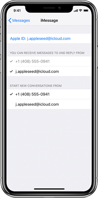 Überprüfen Sie Ihre Konten, um zu beheben, dass das iPhone keine SMS von Android empfängt