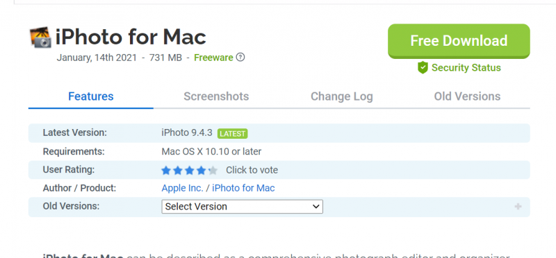 Übertragen Sie Dateien mit der iPhoto App vom iPhone auf den Mac