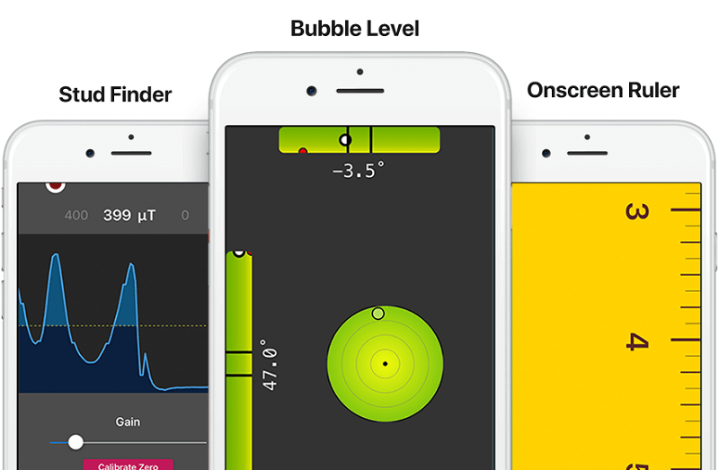 Laser-Maßband-App für das iPhone