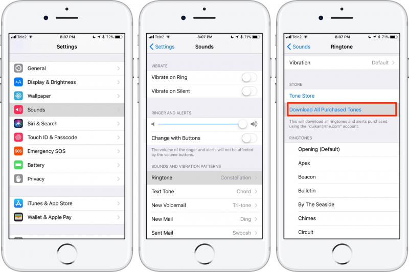Richten Sie gekaufte Klingeltöne auf Ihrem iPhone-Gerät ein