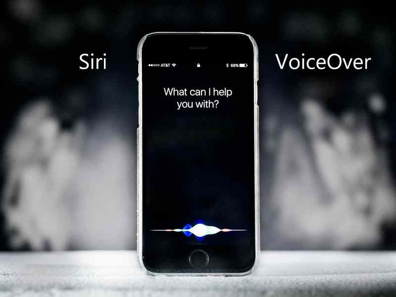 Verwenden Sie VoiceOver über Siri, um einem Computer auf einem iPhone mit defektem Bildschirm zu vertrauen