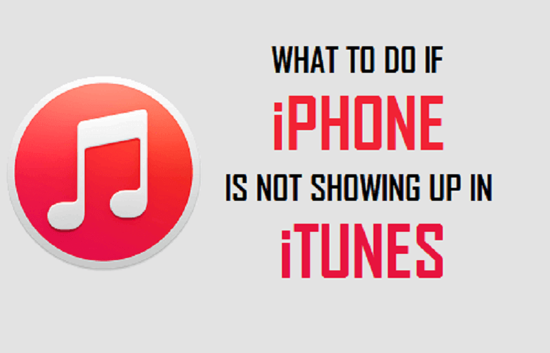 Was tun, wenn das iPhone in iTunes nicht angezeigt wird?