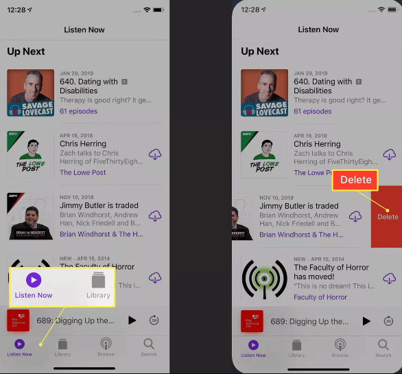 So löschen Sie Podcasts vom iPod mit dem iPod Touch