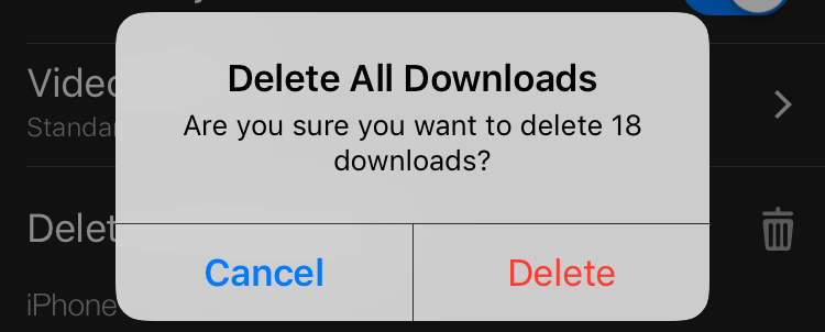 Delete Downloades Mac-Gerät löschen