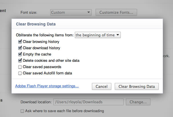 So löschen Sie den Verlauf auf Chrome Clear