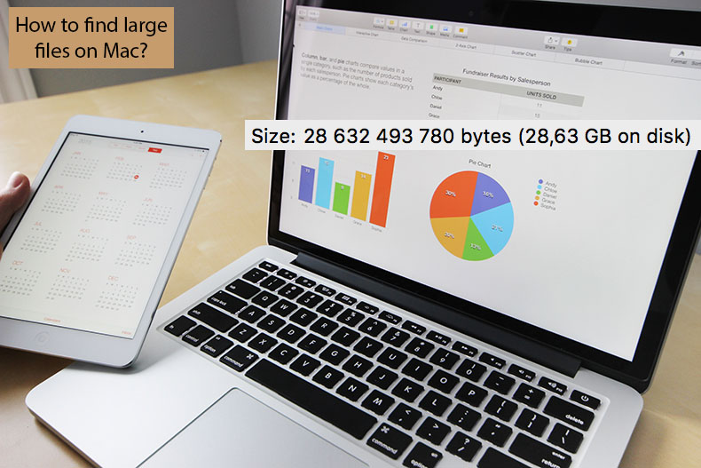 So finden Sie große Dateien auf dem Mac