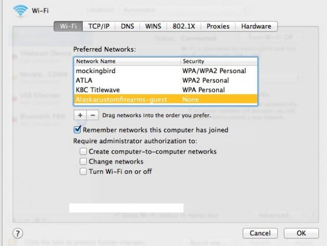So finden Sie das Wifi-Kennwort auf dem Mac