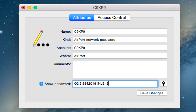 So finden Sie das Wifi-Passwort auf dem Mac Show Password